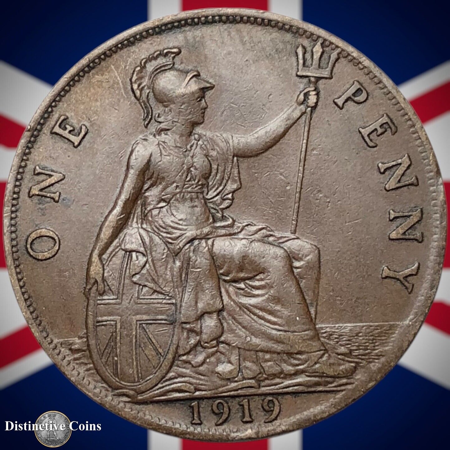 Great Britain 1919 Penny 1d GB6902