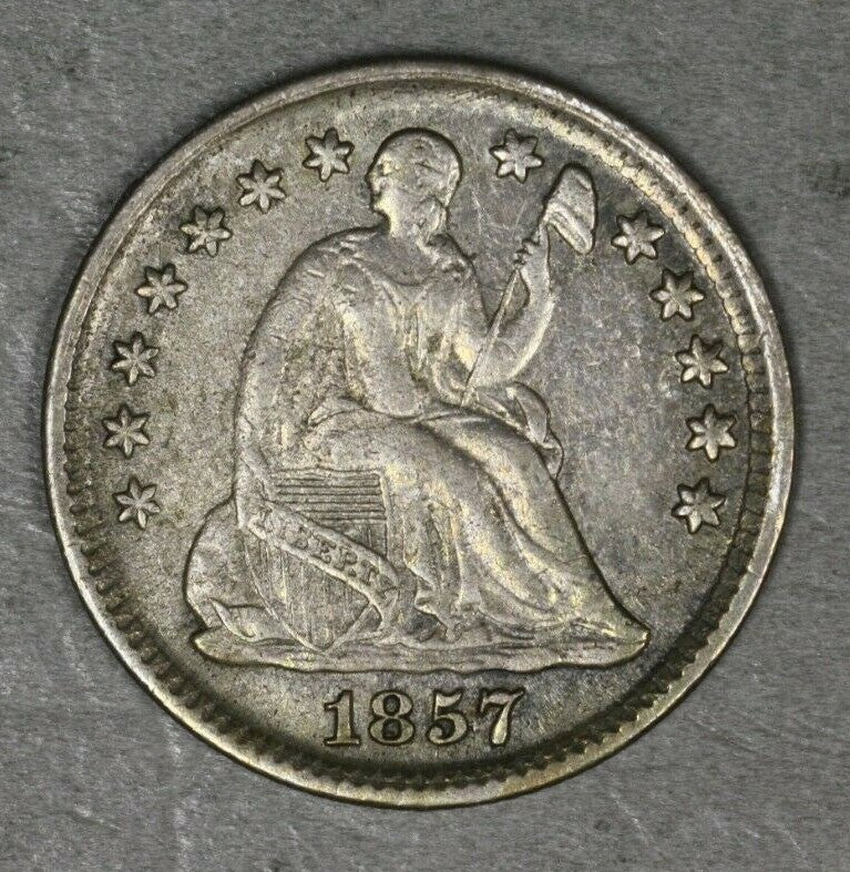 US 1857 Seated Liberty Half Dime   A3134