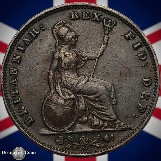 Great Britain 1835 Farthing 1/4d GB3376