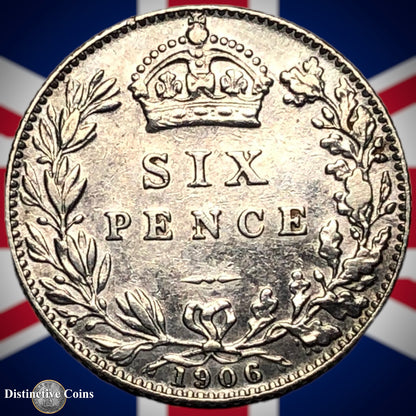 Great Britain 1906 Six Pence GB1535