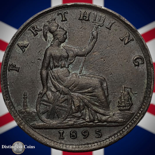 Great Britain 1895 Farthing 1/4d GB4399