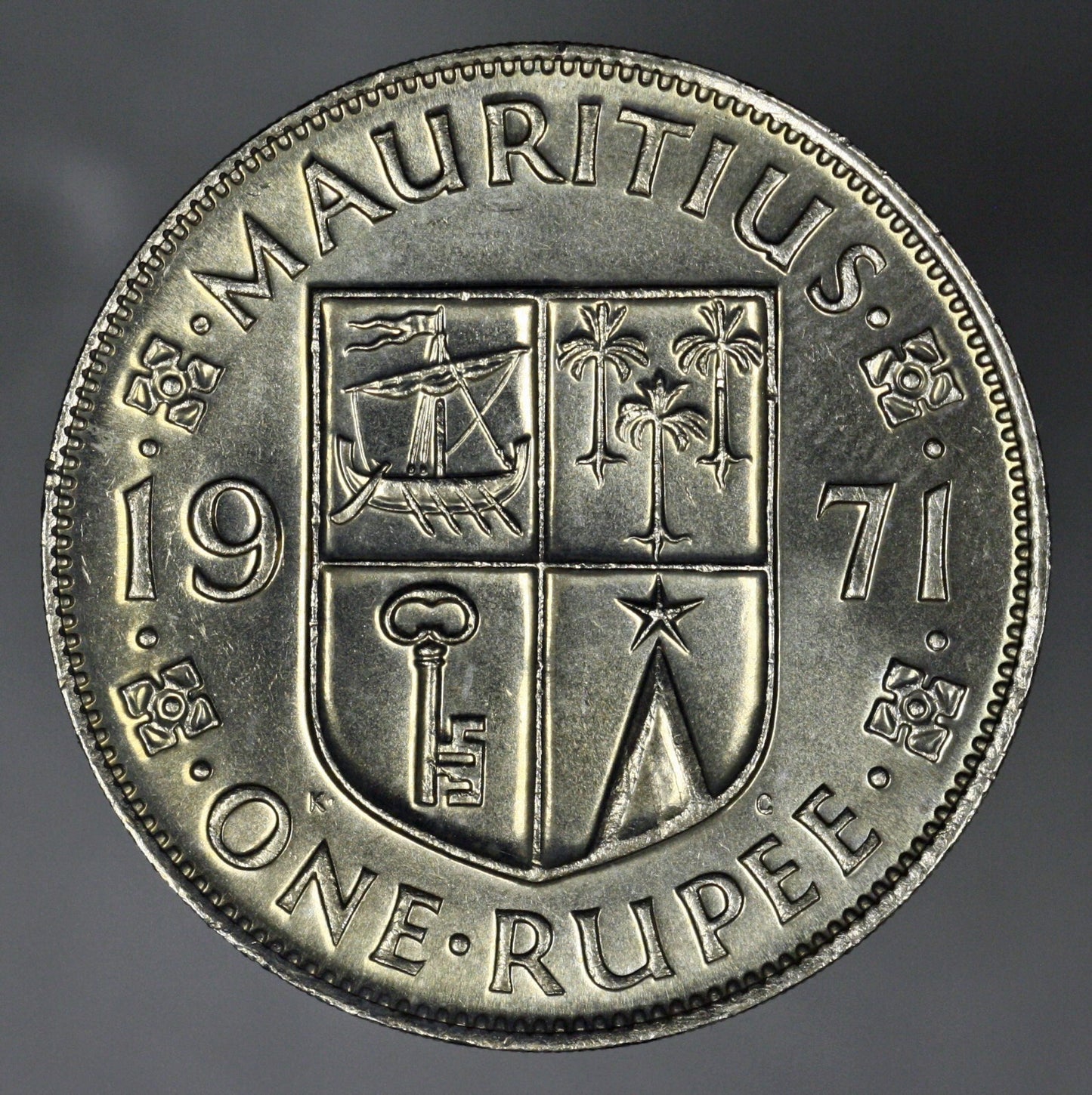 Mauritius 1971 Rupee Proof  A3330