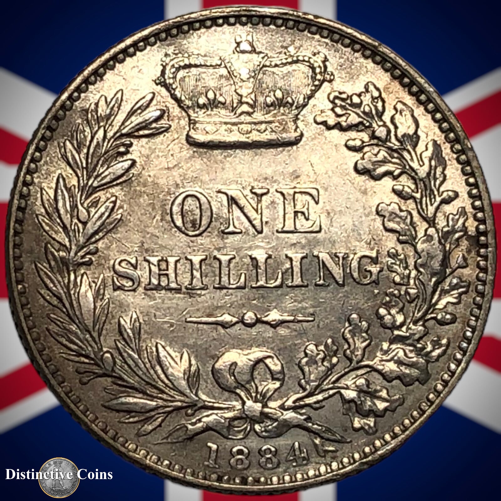 Great Britain 1884 British One Shilling GB0445