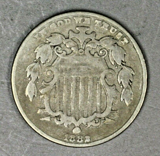 US 1882 Shield Nickel  A3055
