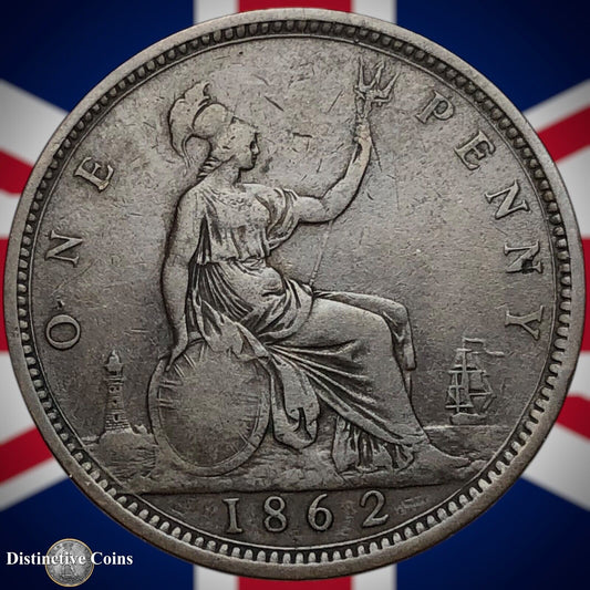 Great Britain 1862 Penny 1d GB6198