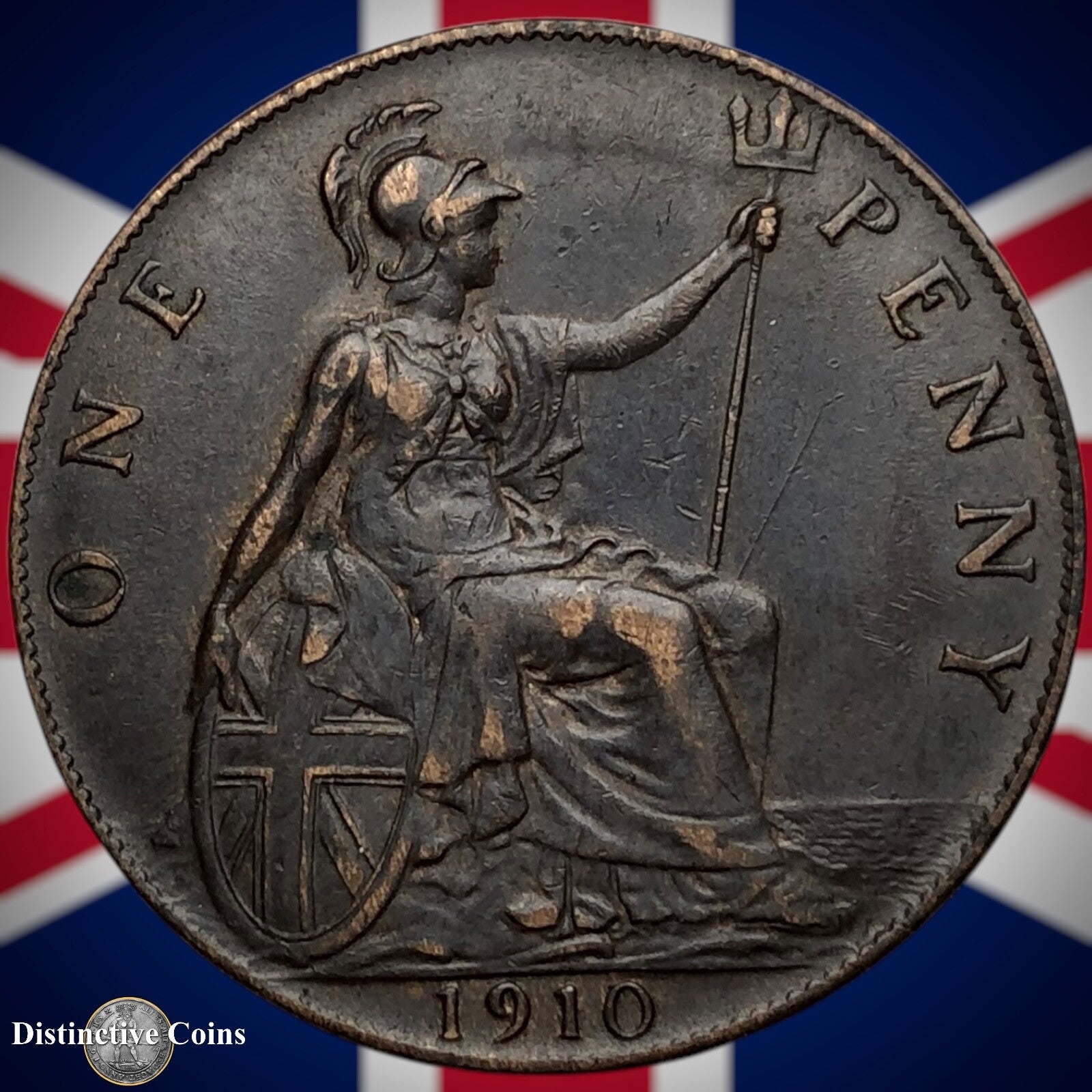 Great Britain 1910 Penny 1d GB6721