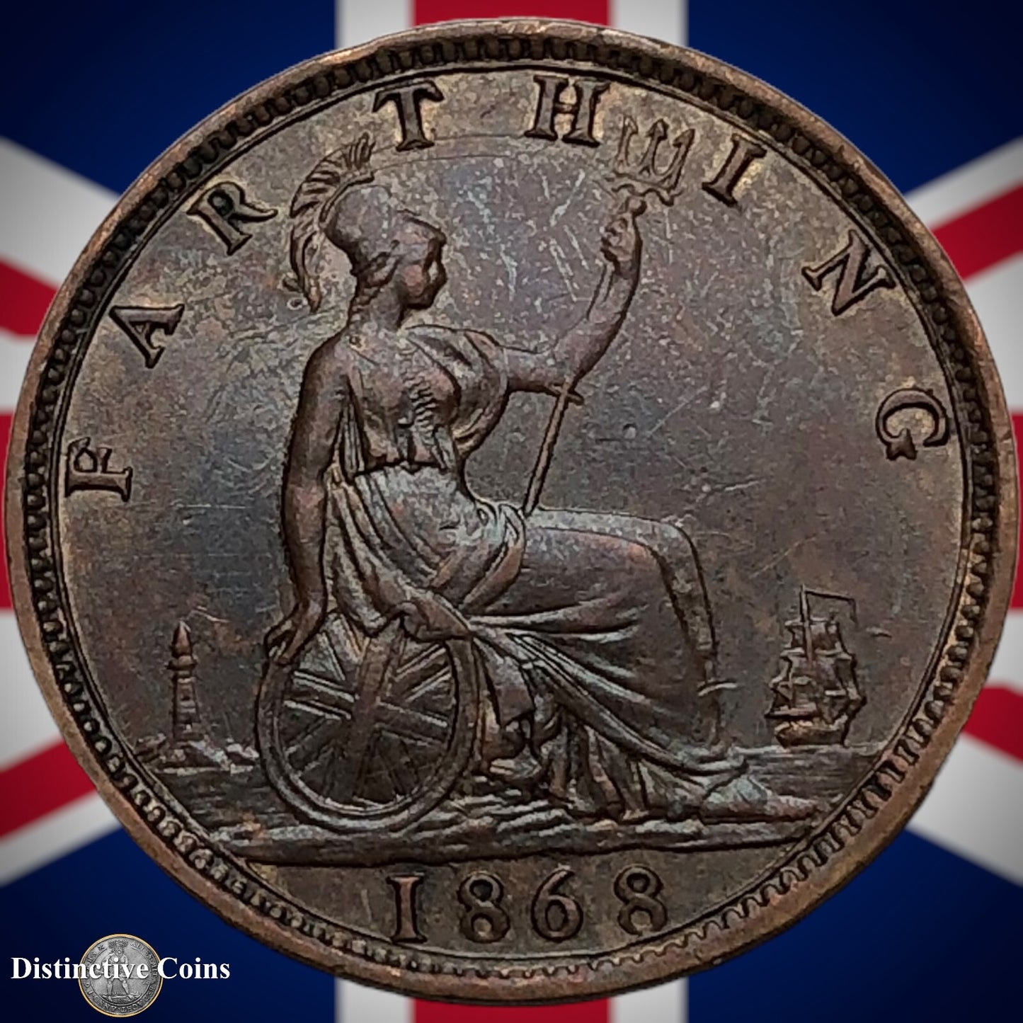 Great Britain 1868 Farthing 1/4d GB3632
