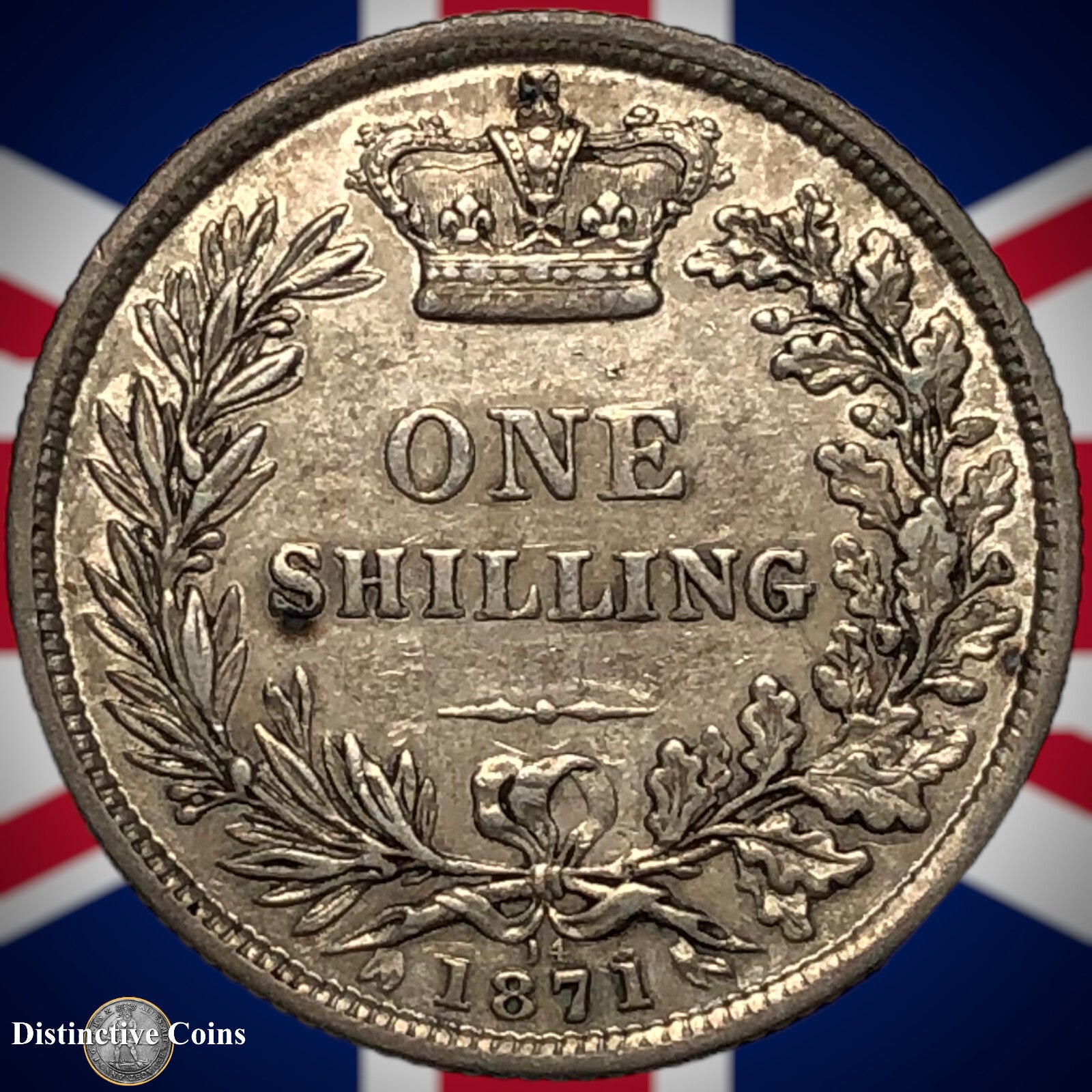 Great Britain 1871 British One Shilling GB0316