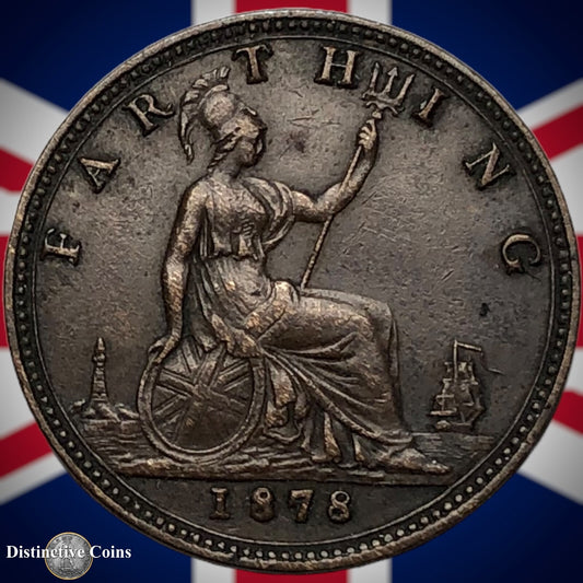 Great Britain 1878 Farthing 1/4d GB3781
