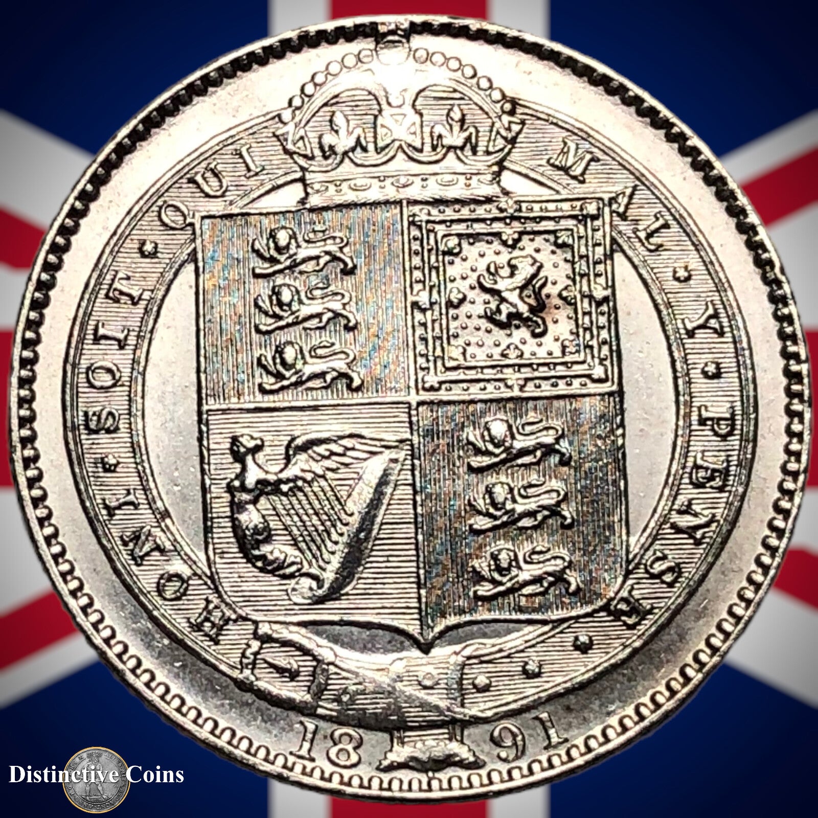 Great Britain 1891 British One Shilling GB0588