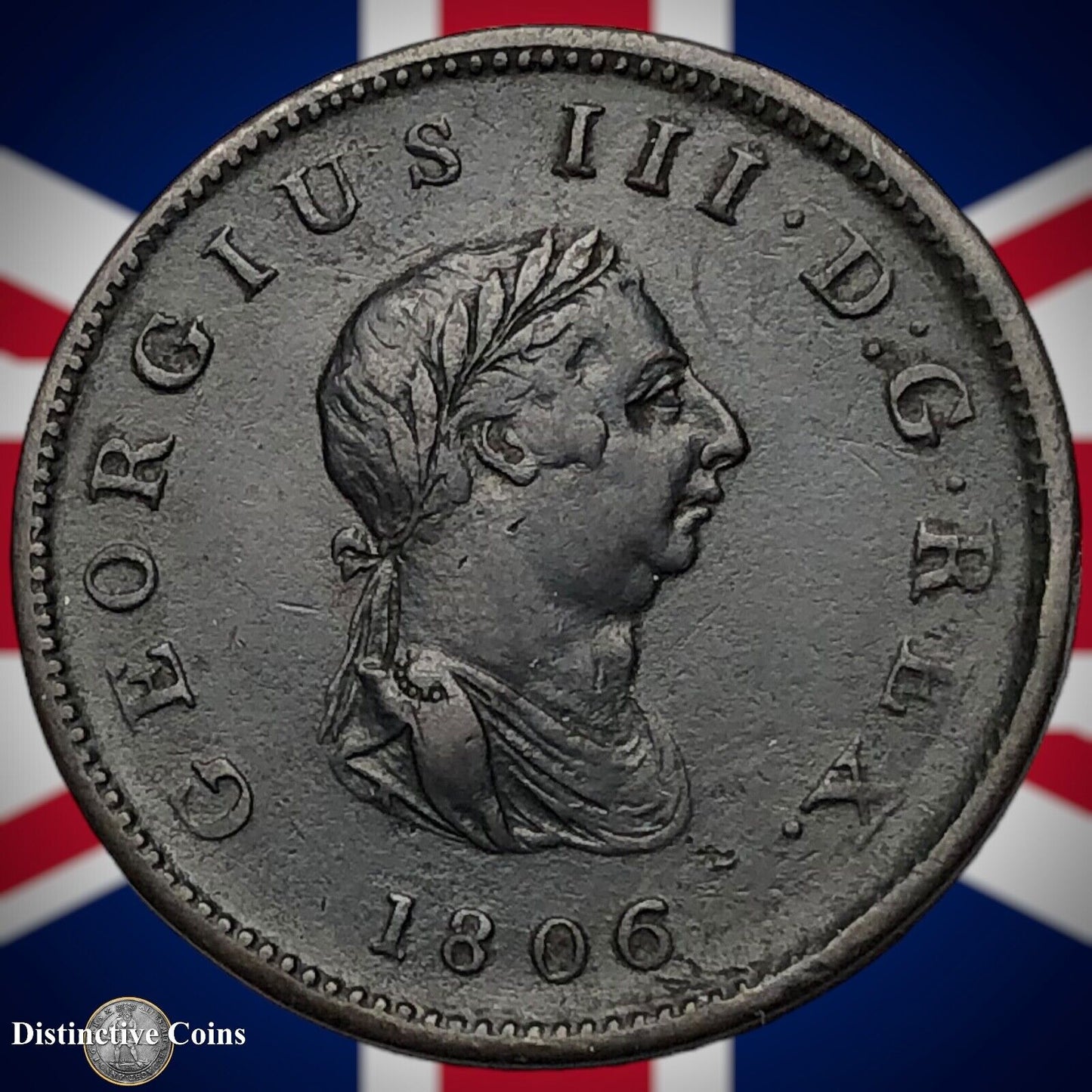 Great Britain 1806 Half Penny 1/2d GB5163