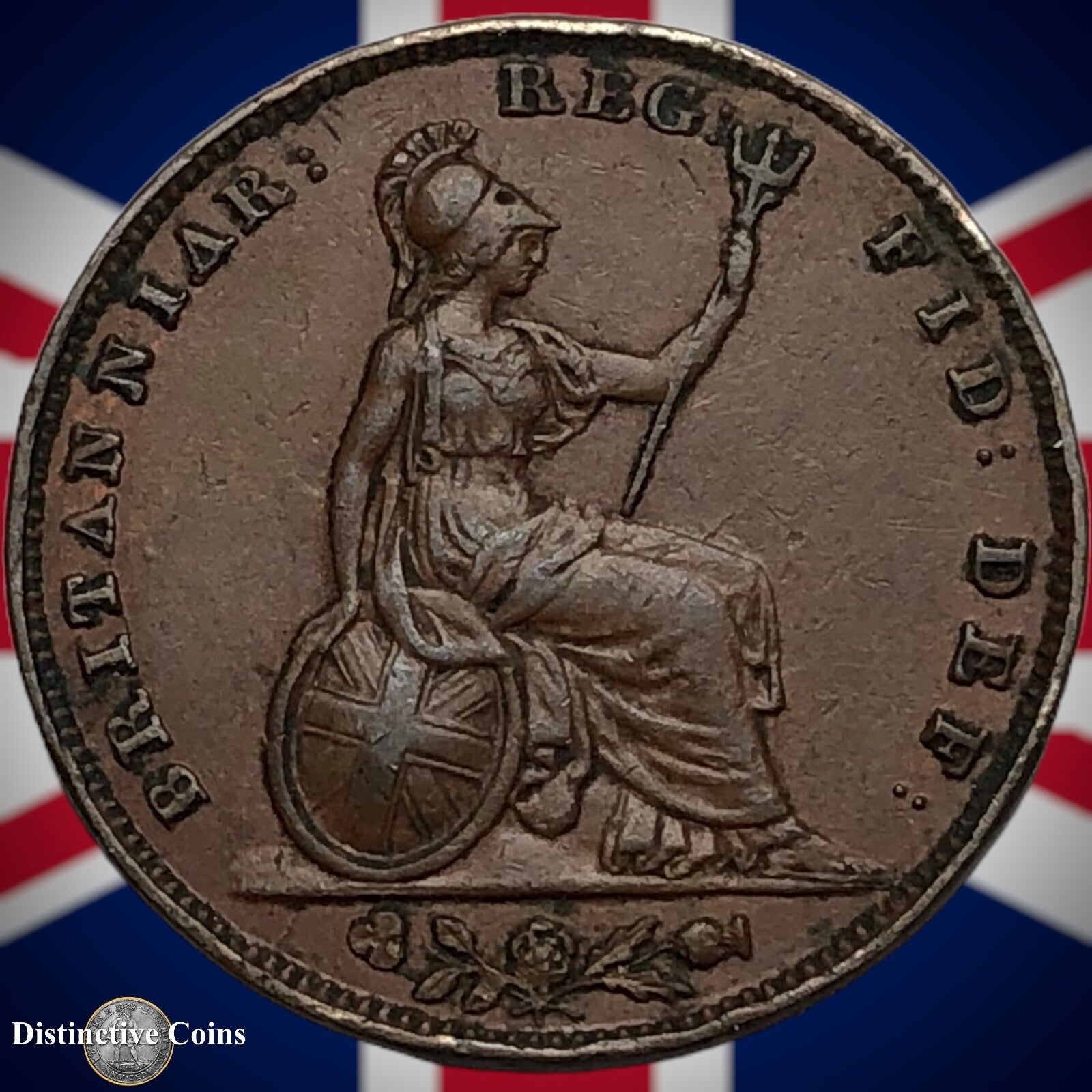 Great Britain 1853 Farthing 1/4d GB3459