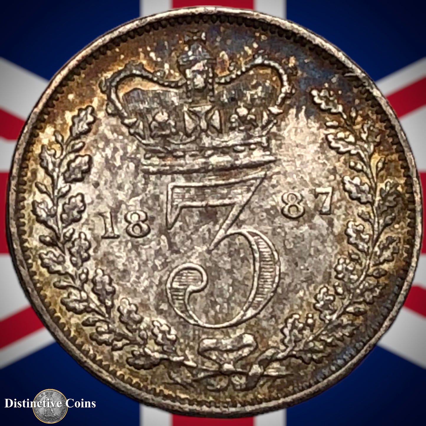 Great Britain 1887 Three Pence GB1964