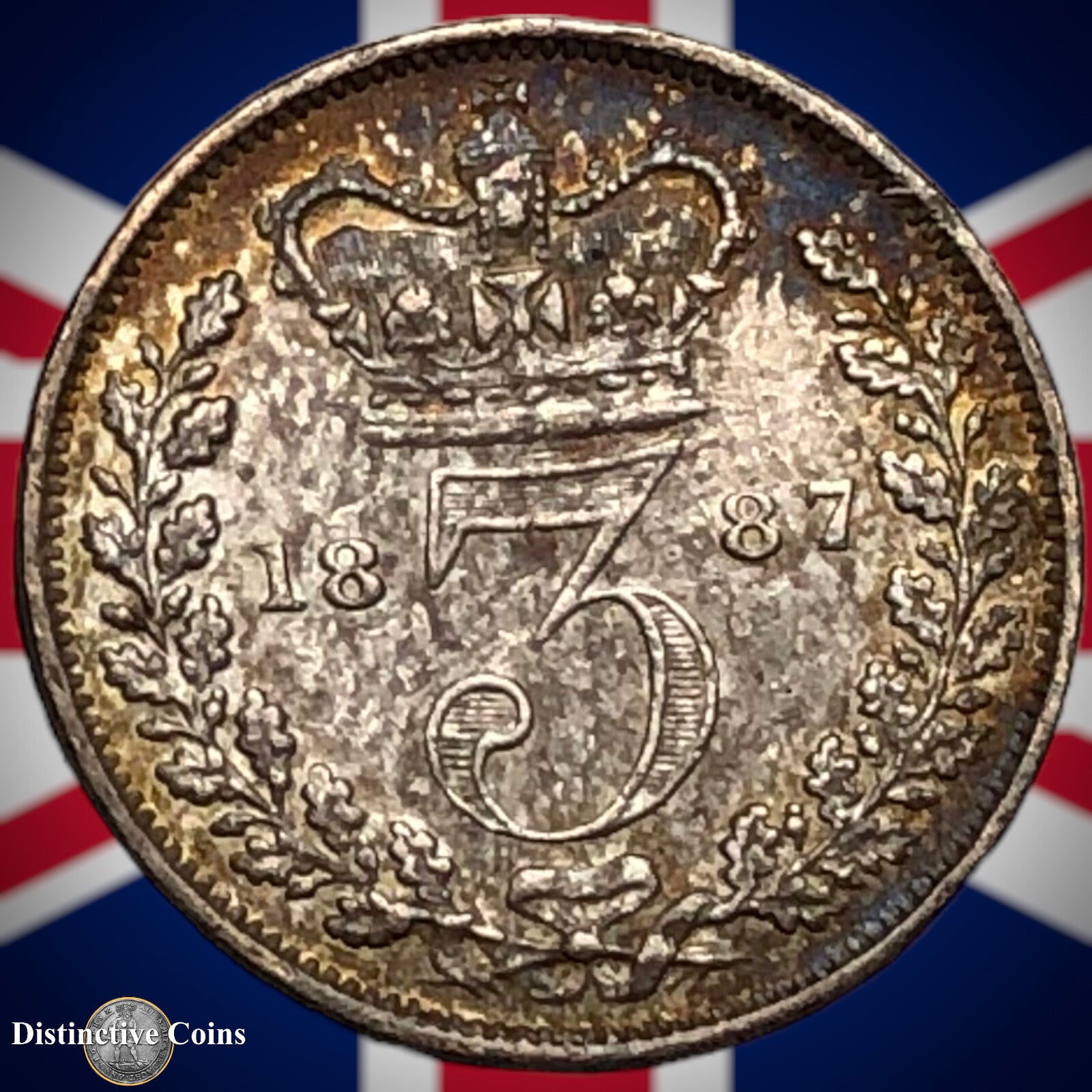 Great Britain 1887 Three Pence GB1964