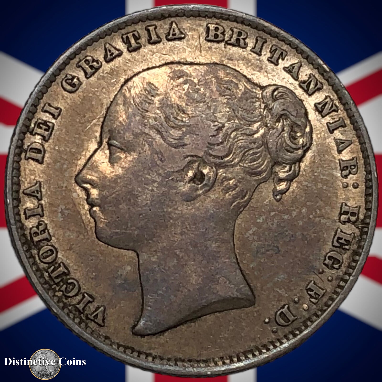 Great Britain 1859 British One Shilling GB0247