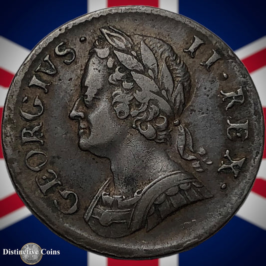 Great Britain 1754 Farthing 1/4d GB3179