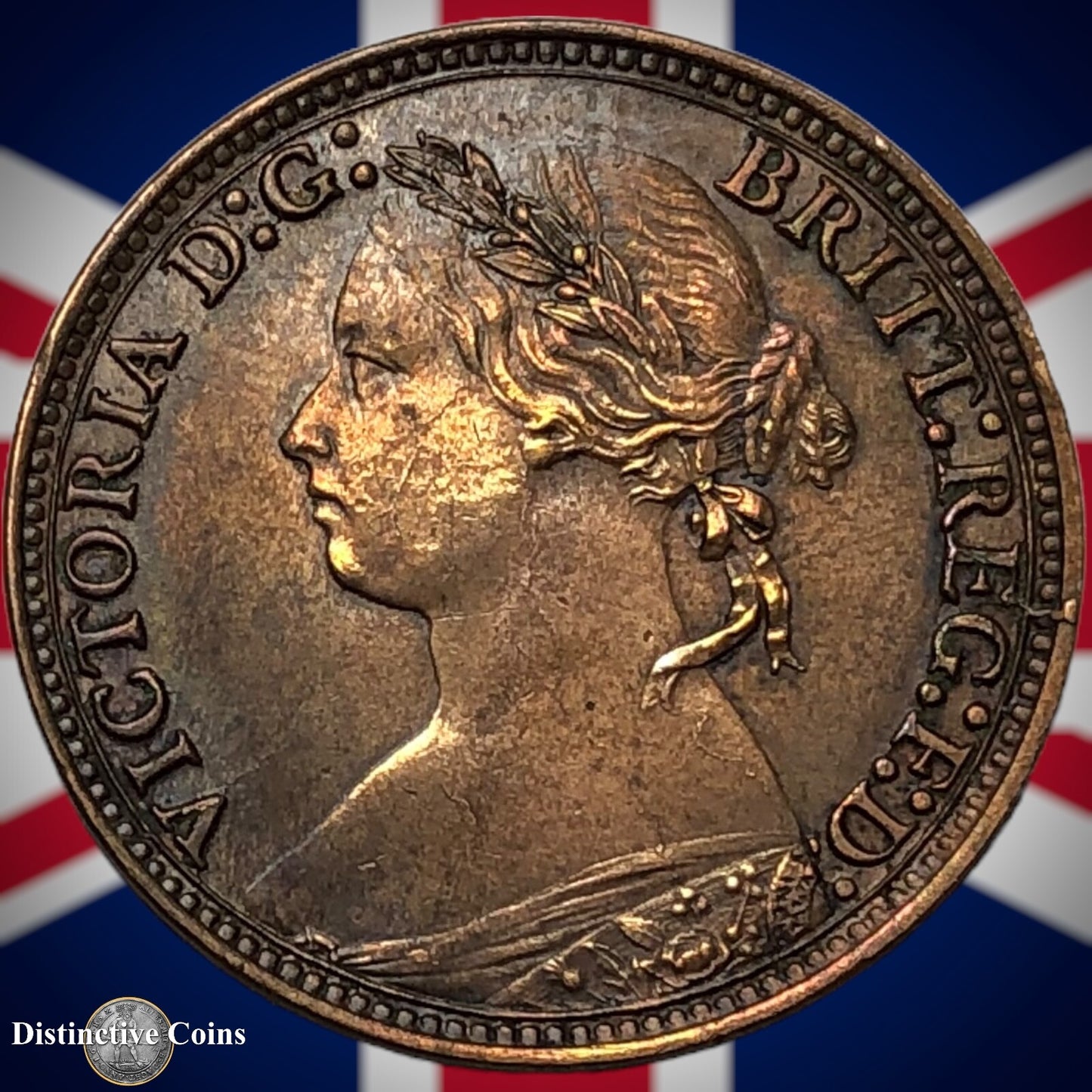 Great Britain 1879 Farthing 1/4d GB3824