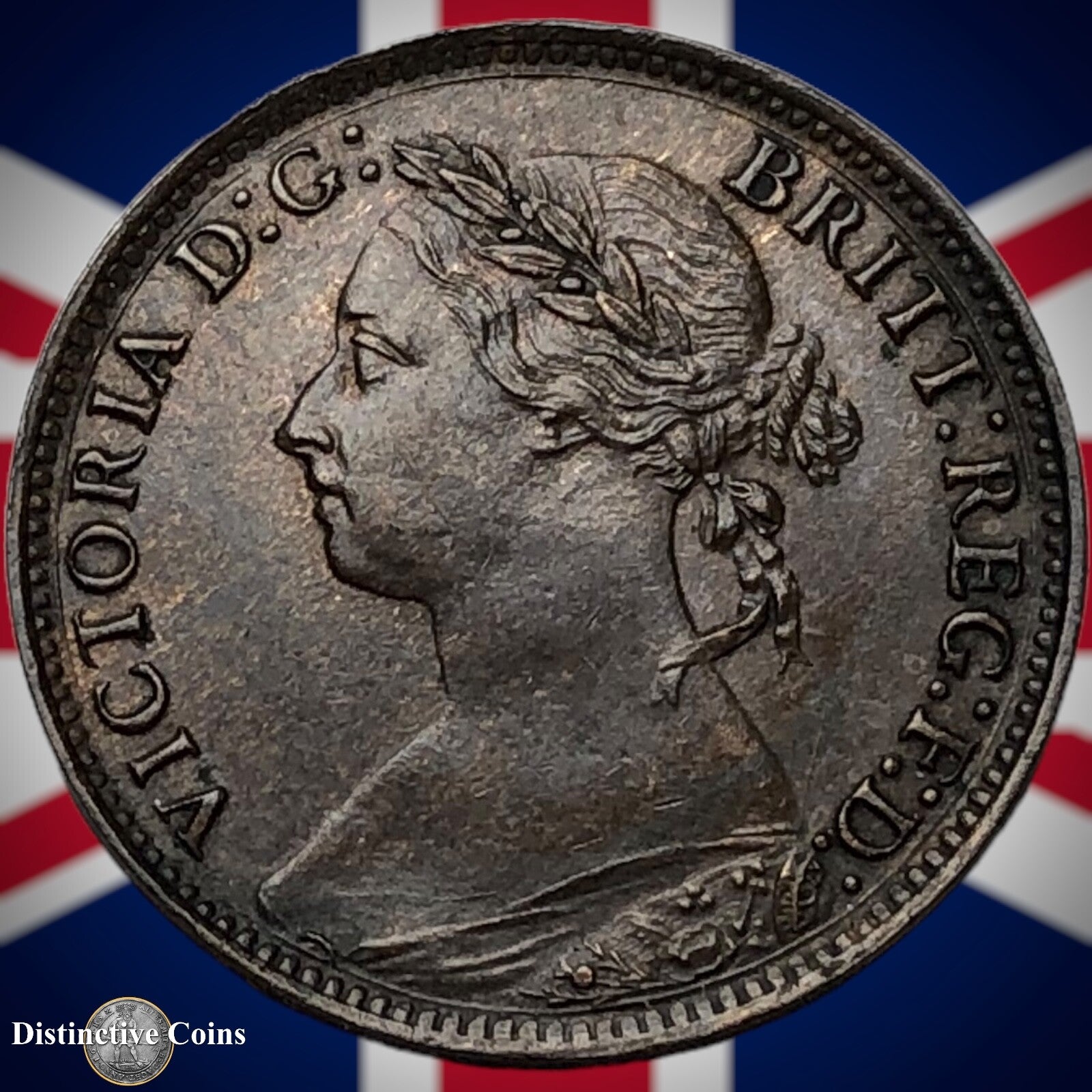 Great Britain 1886 Farthing 1/4d GB4225