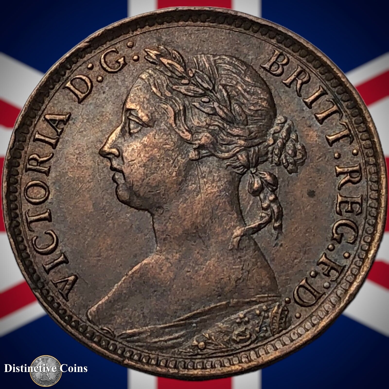 Great Britain 1891 Farthing 1/4d GB4311