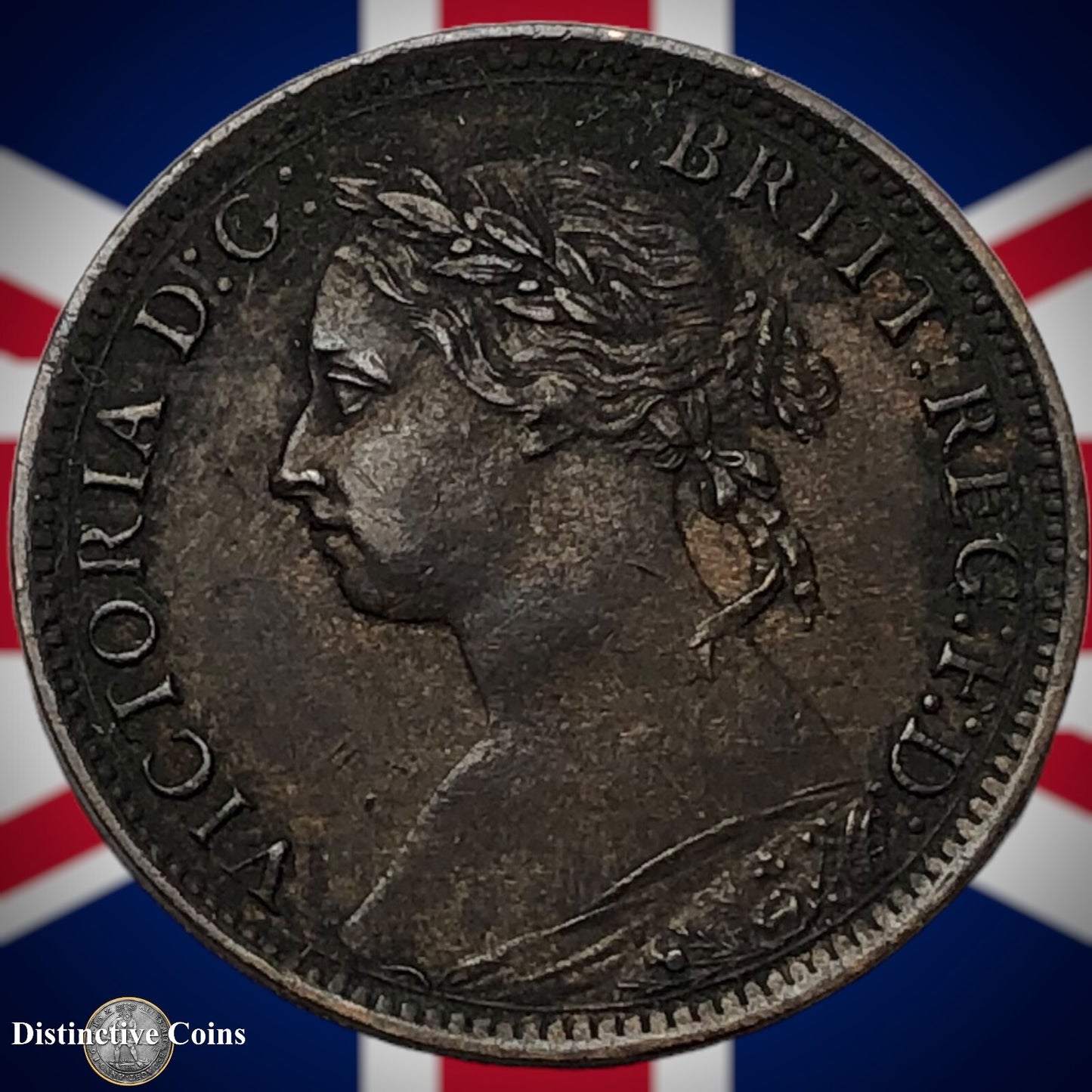 Great Britain 1886 Farthing 1/4d GB4201