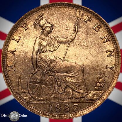 Great Britain 1887 Half Penny 1/2d GB5620
