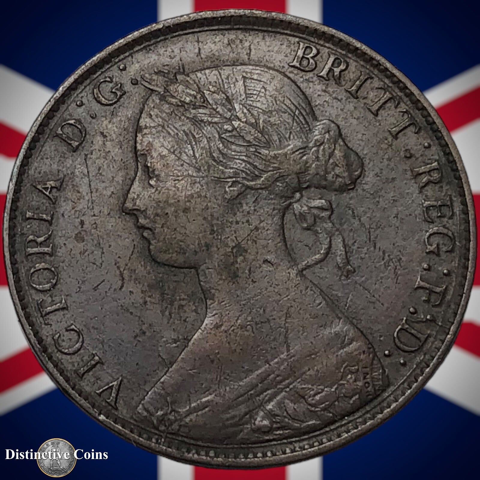 Great Britain 1861 Half Penny 1/2d GB5369
