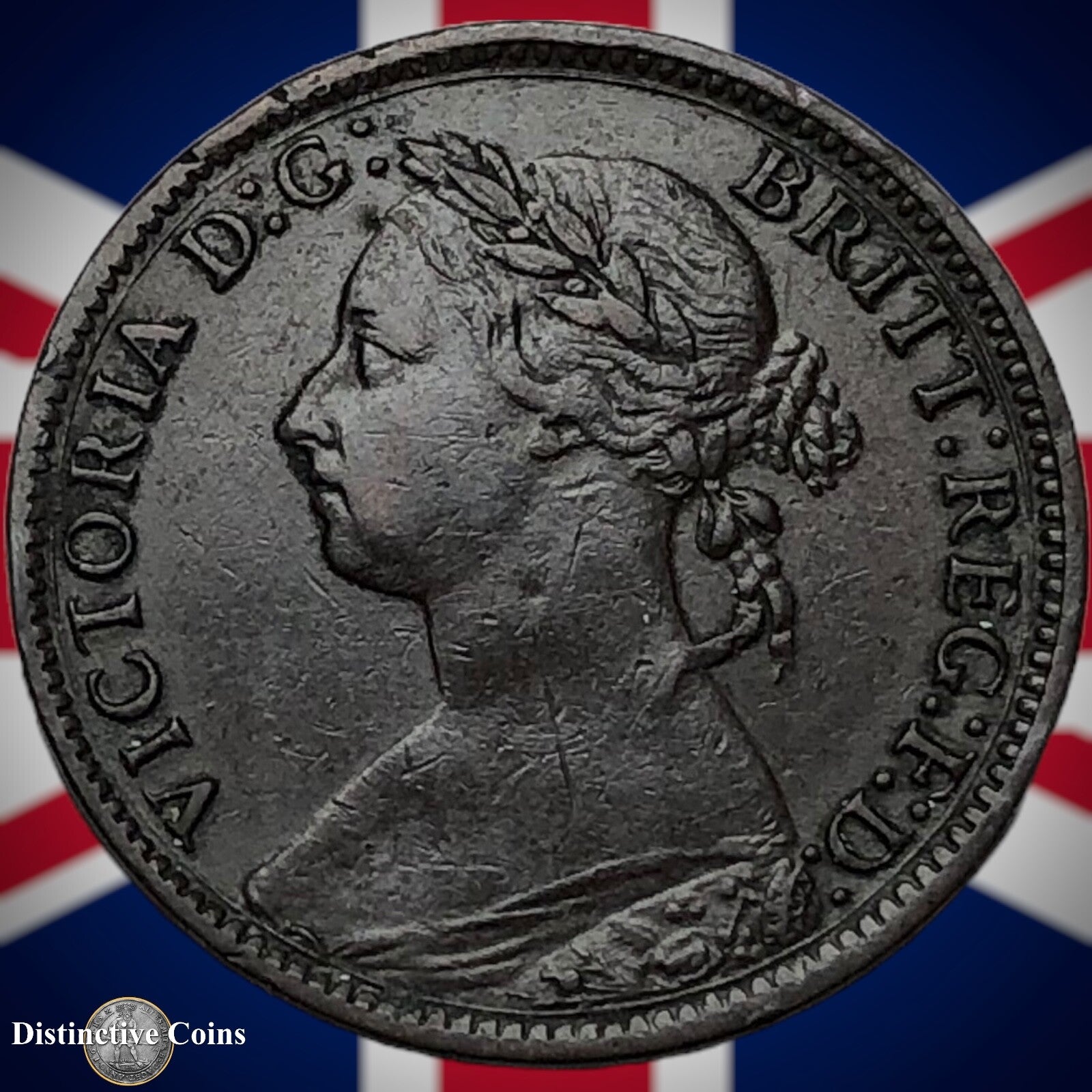 Great Britain 1883 Farthing 1/4d GB4051