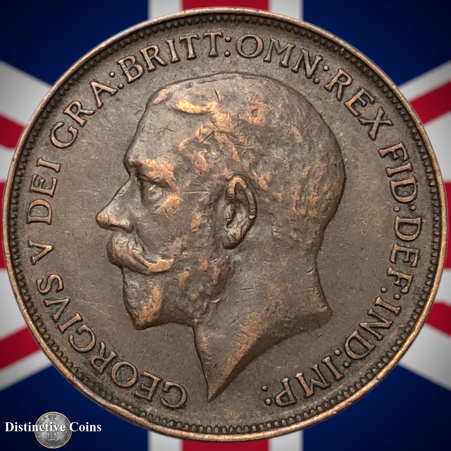 Great Britain 1912 H Penny 1d GB6787