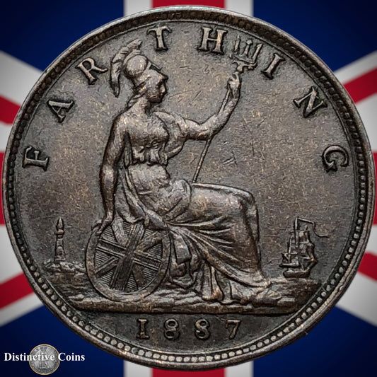 Great Britain 1887 Farthing 1/4d GB4248
