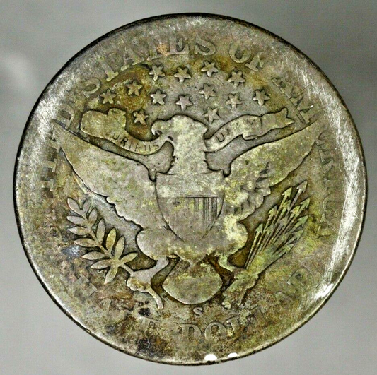 US 1906 S Barber Half Dollar  A2947