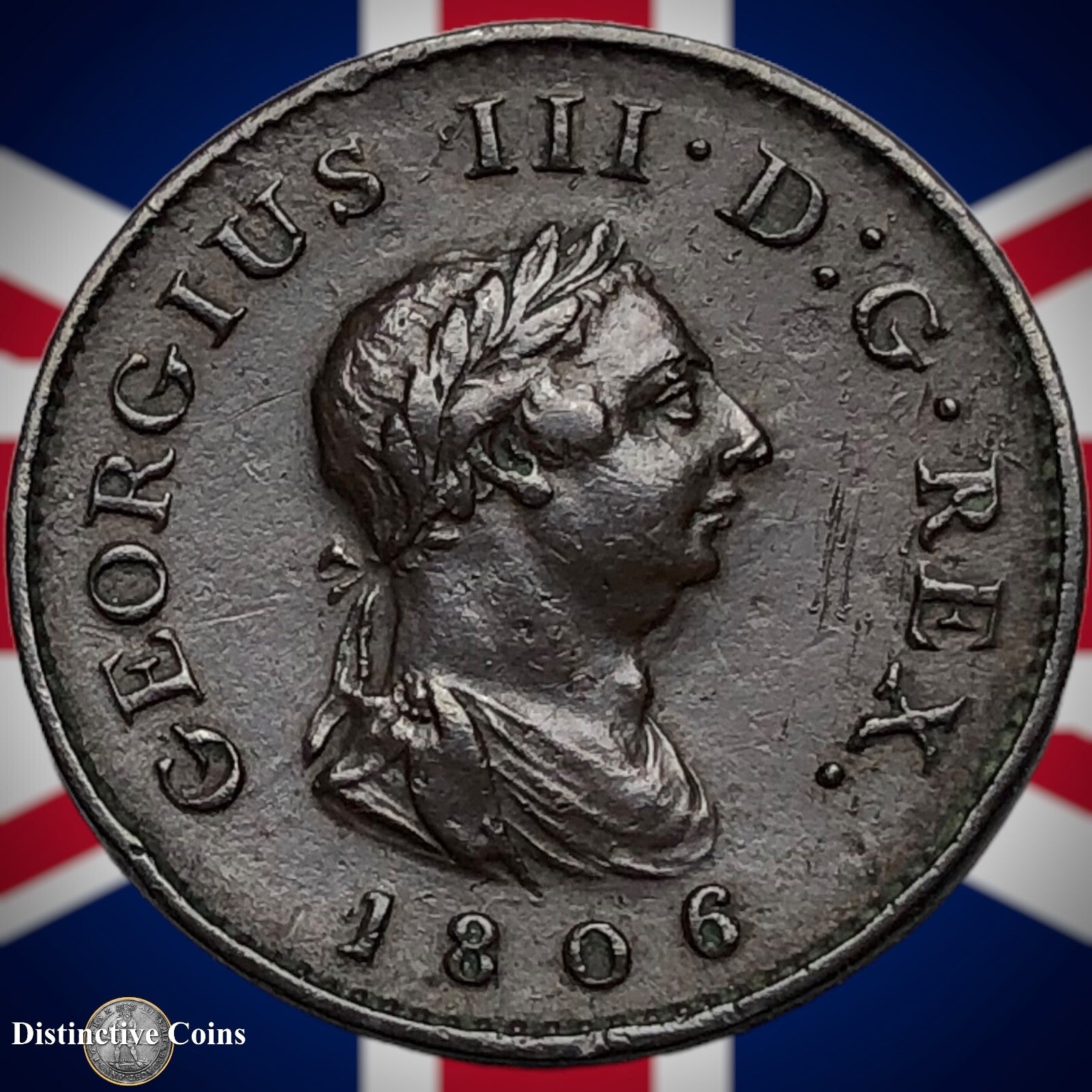 Great Britain 1806 Farthing 1/4d GB3223