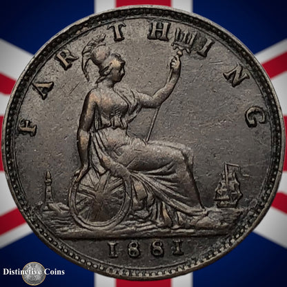Great Britain 1881 Farthing 1/4d GB3861