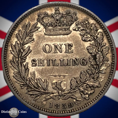 Great Britain 1859 British One Shilling GB0247