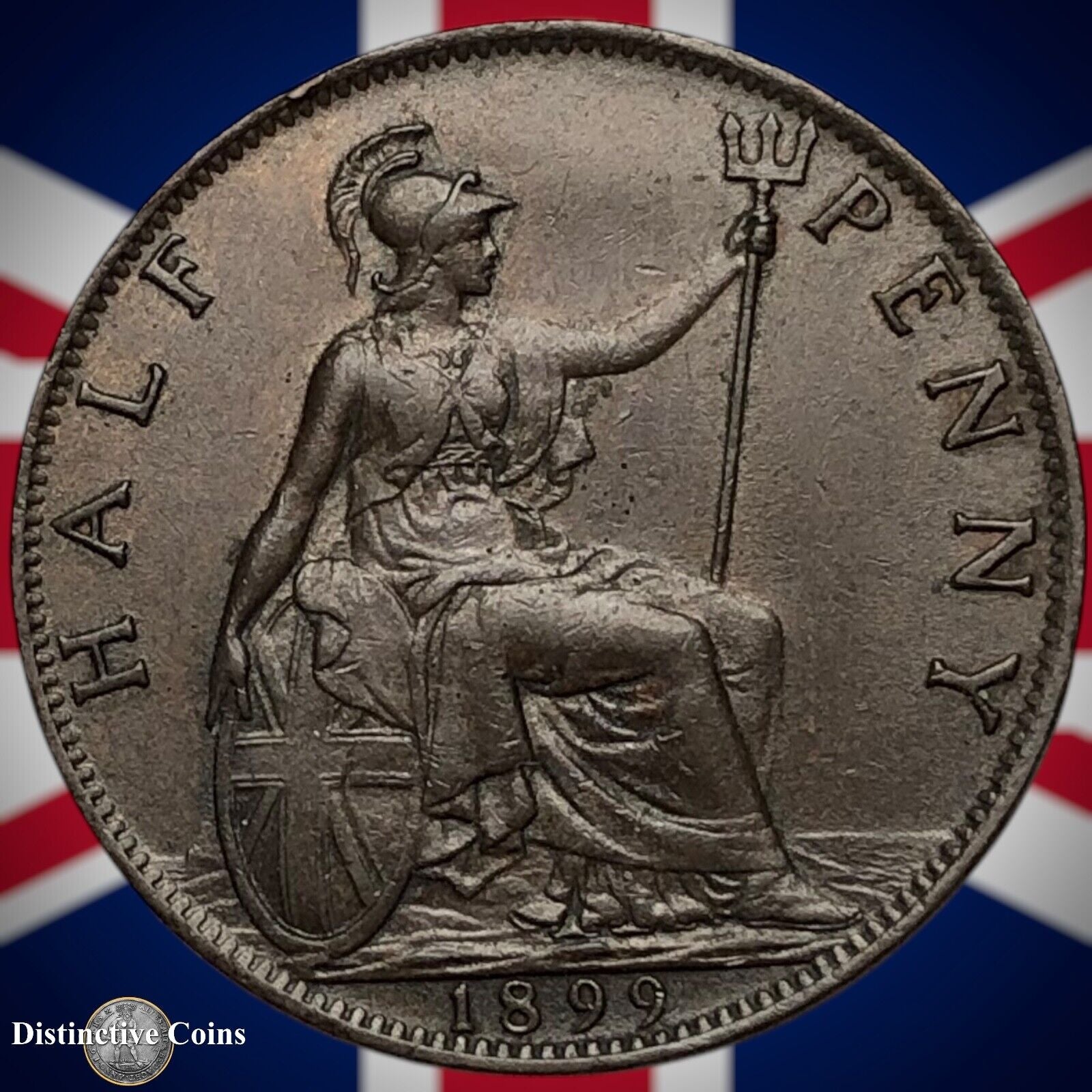 Great Britain 1899 Half Penny 1/2d GB5740