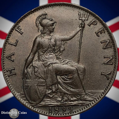 Great Britain 1899 Half Penny 1/2d GB5740