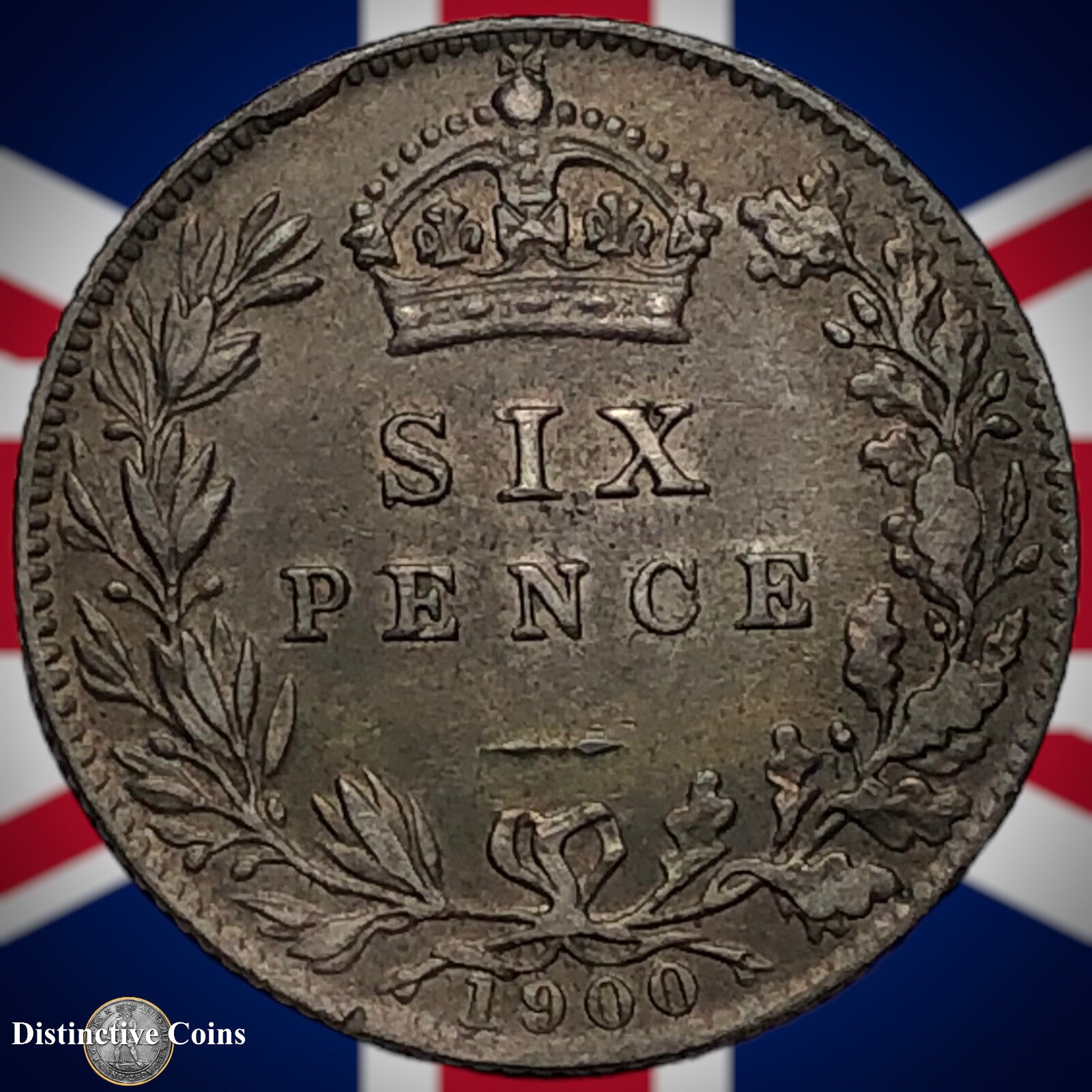 Great Britain 1900 Six Pence GB1480