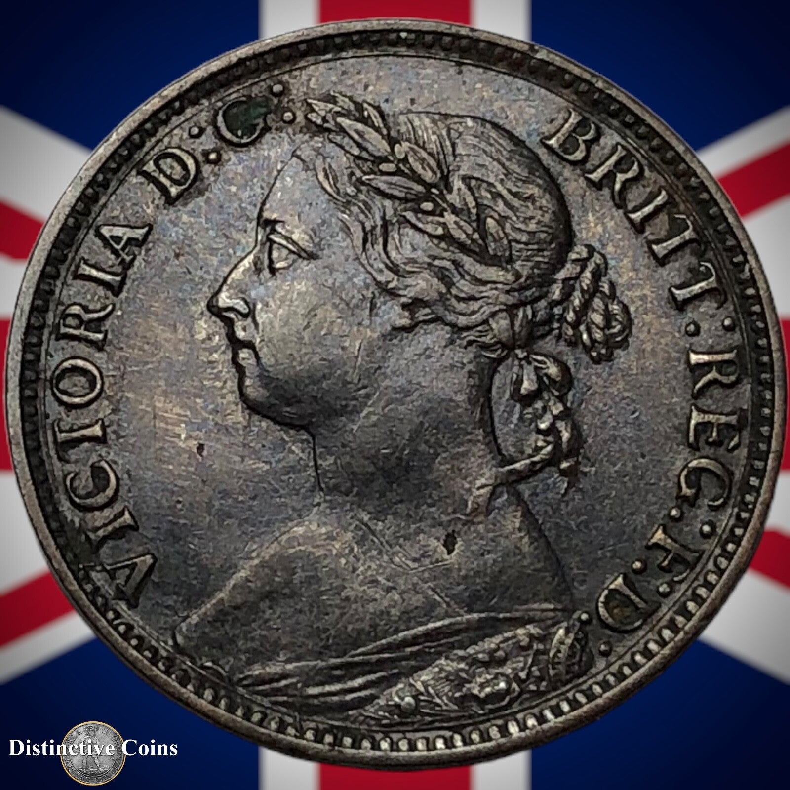 Great Britain 1884 Farthing 1/4d GB4082