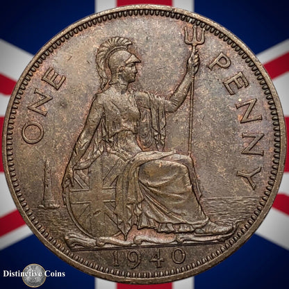 Great Britain 1940 Penny 1d GB7227