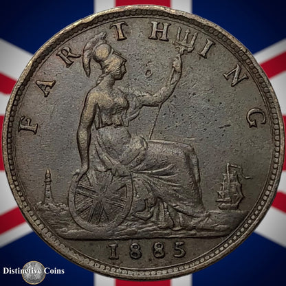 Great Britain 1885 Farthing 1/4d GB4149