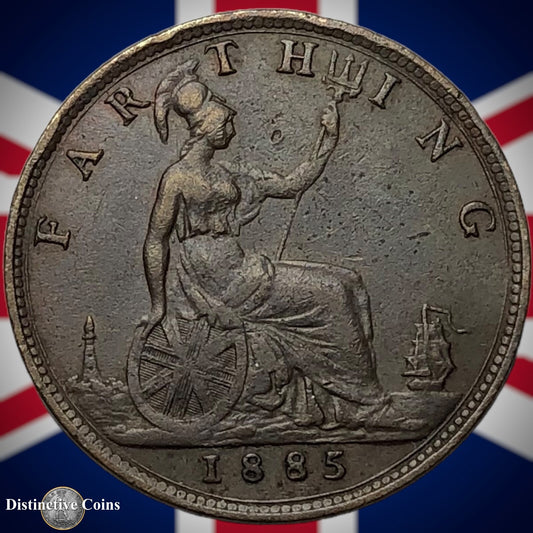 Great Britain 1885 Farthing 1/4d GB4149