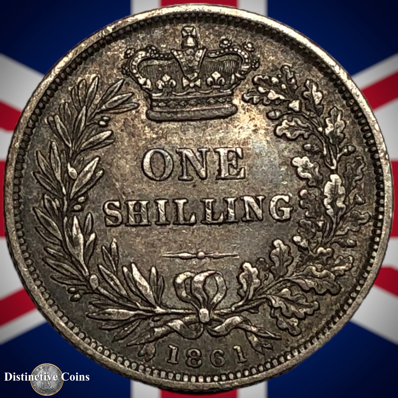 Great Britain 1861 British One Shilling GB0260
