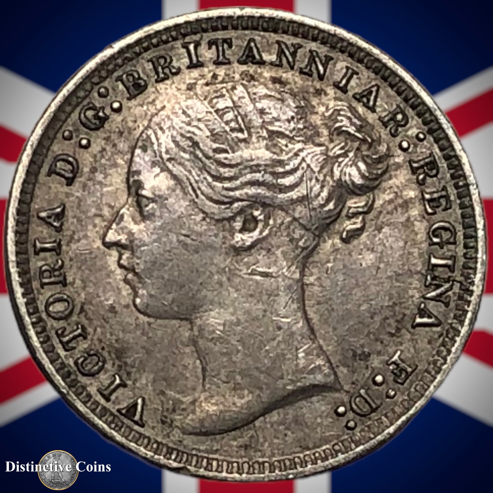 Great Britain 1877 Three Pence GB1893