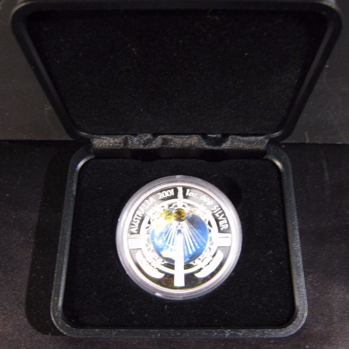 2001 Australia $1 Dol. 1oz  Silver Millennium PL Coin   