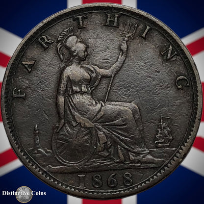 Great Britain 1868 Farthing 1/4d GB3618