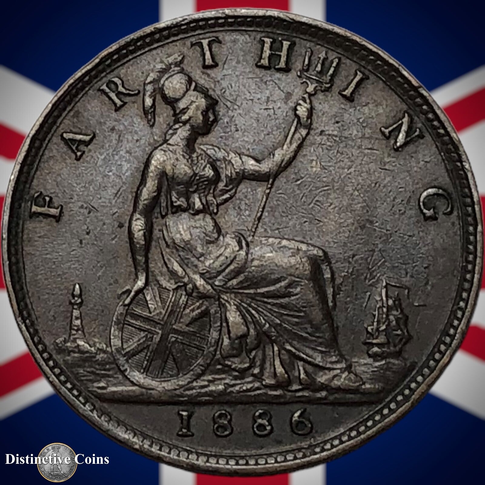 Great Britain 1886 Farthing 1/4d GB4199