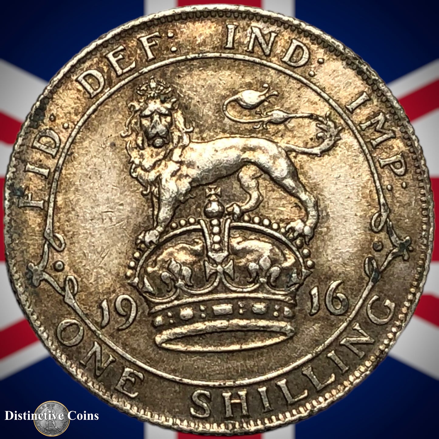 Great Britain 1916 One Shilling GB0972