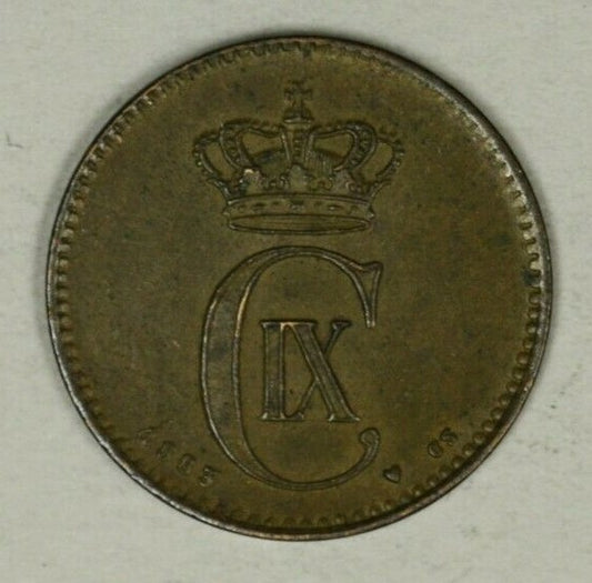 Denmark  2 Ore 1883   AU/UNC A2410