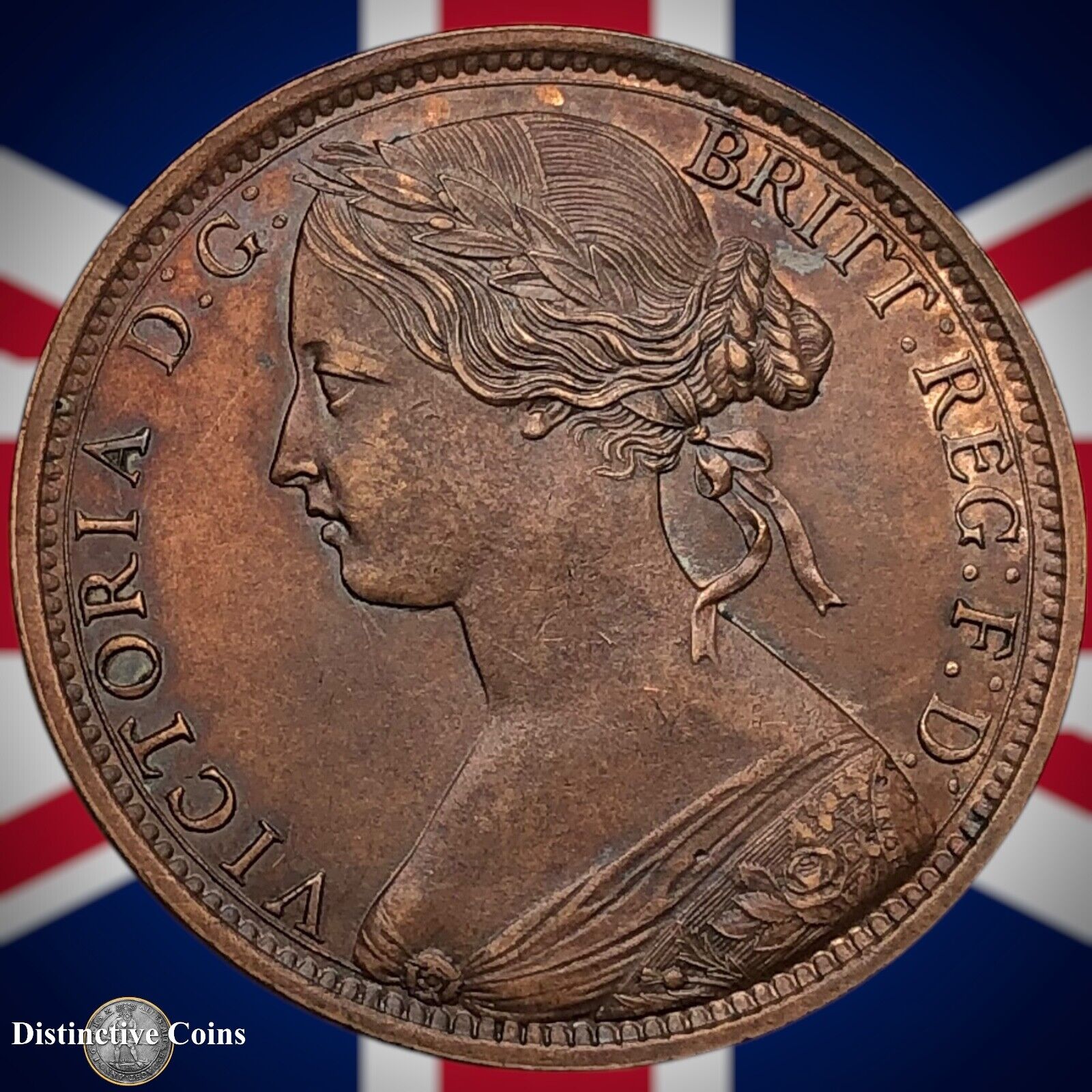 Great Britain 1862 Penny 1d GB6238