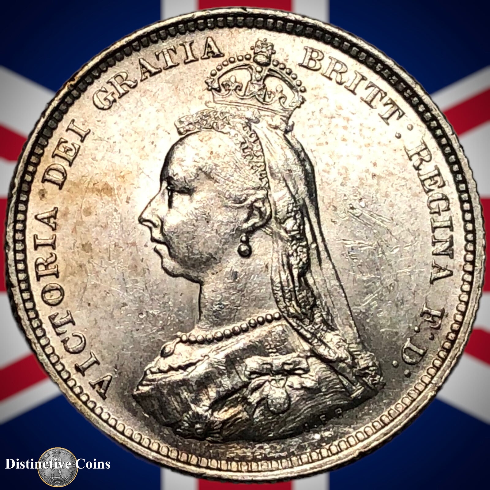 Great Britain 1887 British One Shilling GB0515