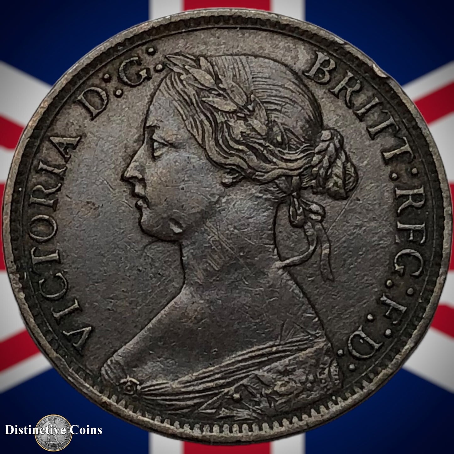 Great Britain 1868 Farthing 1/4d GB3618